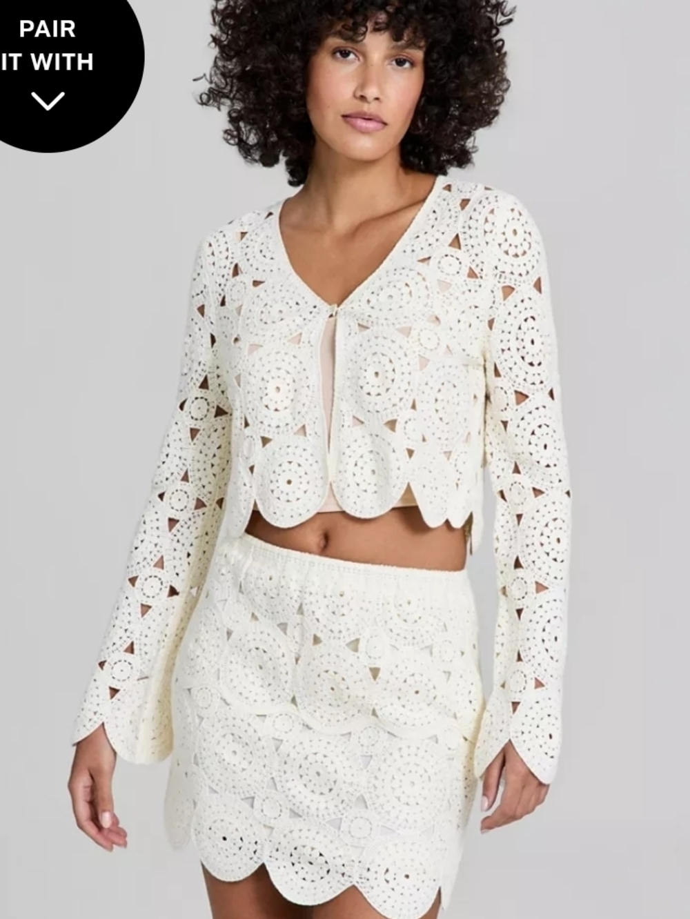 And Now This Women's V-Neck Long-Sleeve Cardigan